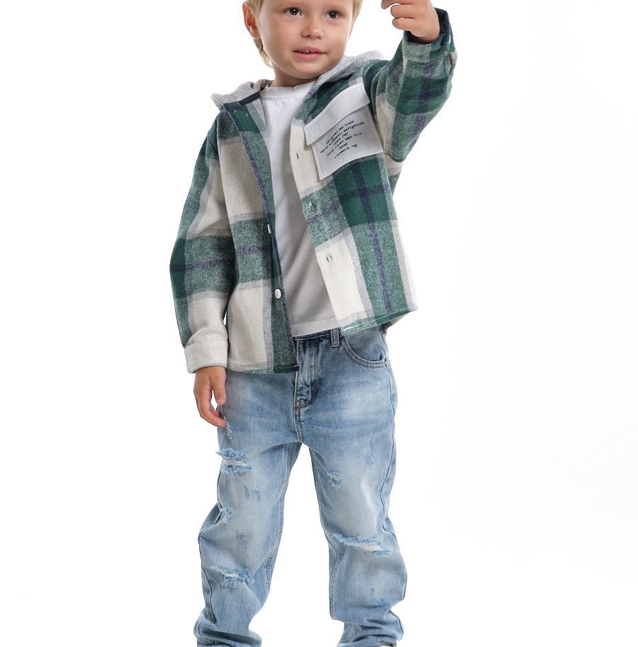 Купить Рубашка с капюшоном Mini Maxi