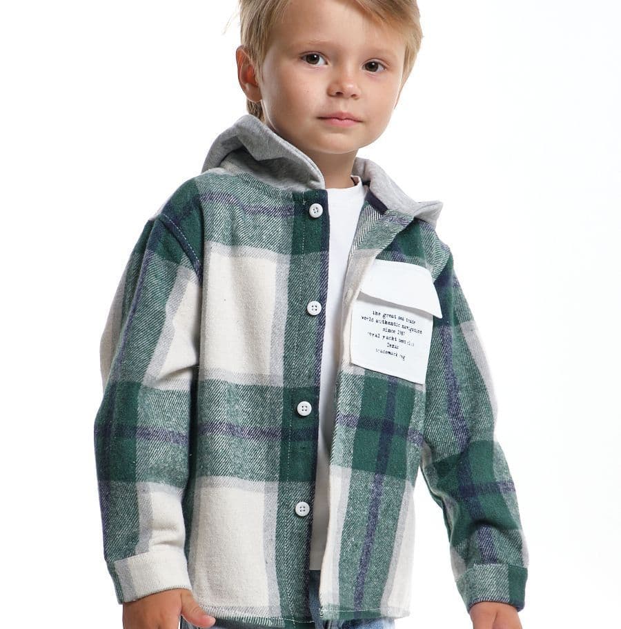 Купить Рубашка с капюшоном Mini Maxi
