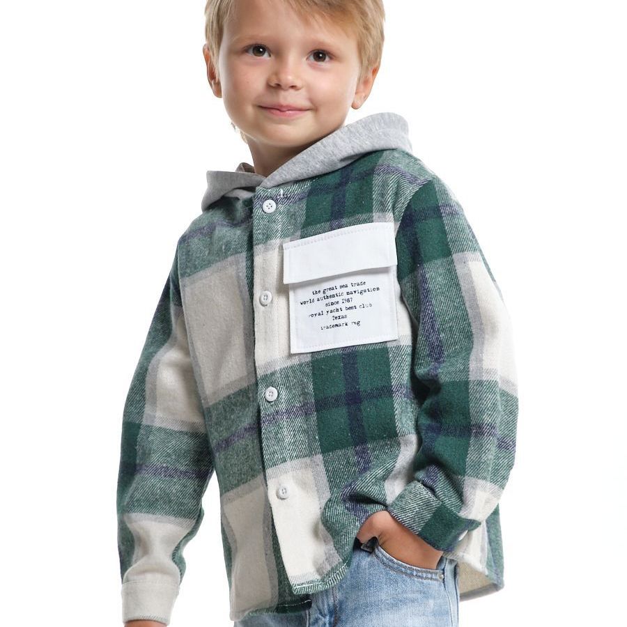 Купить Рубашка с капюшоном Mini Maxi