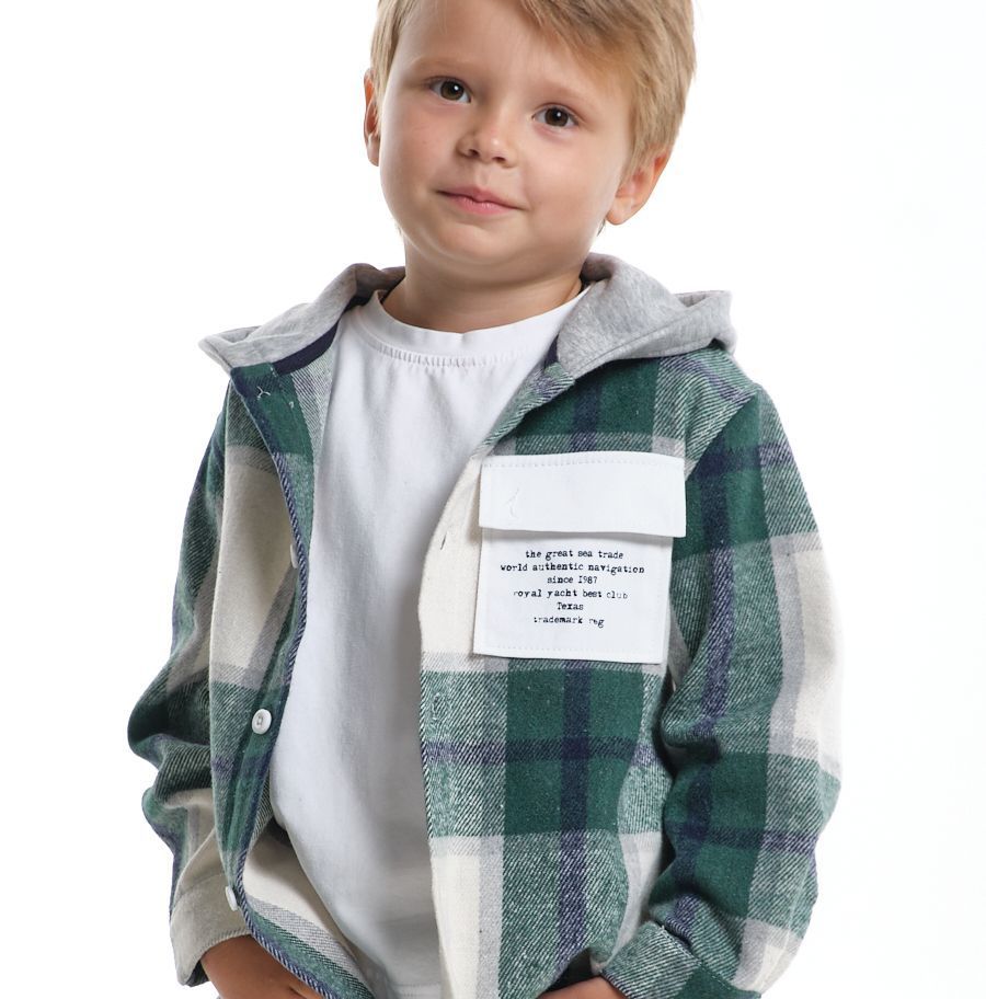 Купить Рубашка с капюшоном Mini Maxi