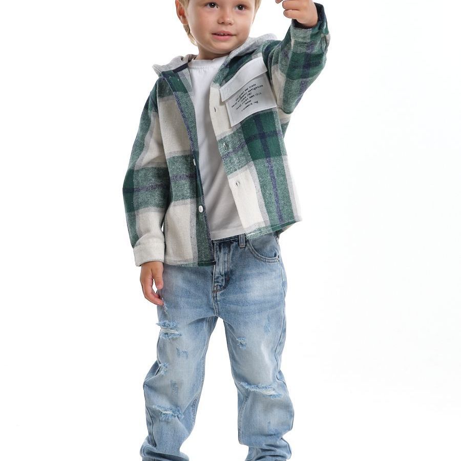 Купить Рубашка с капюшоном Mini Maxi