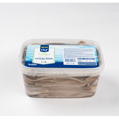 Купить СЕЛЬДЬ В МАСЛЕ С УКРОПОМ METRO CHEF 3,4 КГ. Доставка продуктов Тюмень . Рыба Тюмень . Доставка продуктов в Тюмени
