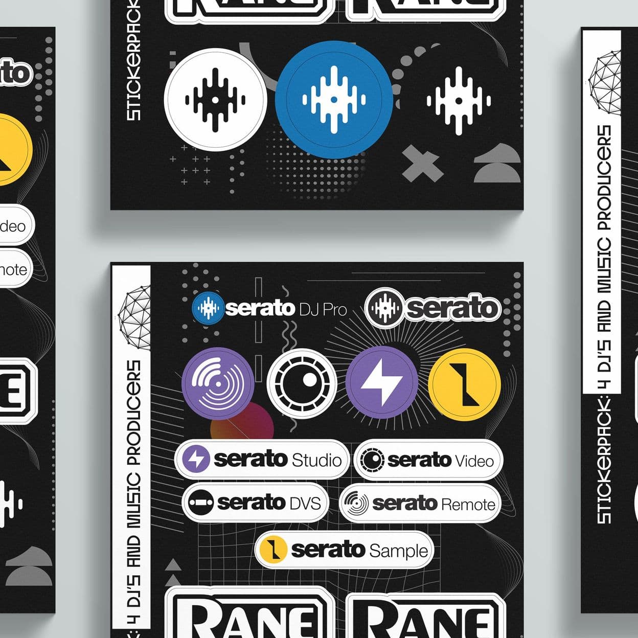 Купить Набор стикеров SERATO Stickerpack - наклейки бренда Serato и Rane