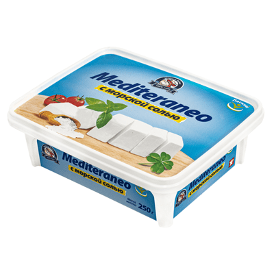 Купить СЫР БРЫНЗА MEDITERANEO МОРСКАЯ СОЛЬ 25% 250 Г.. с доставкой на дом . Доставка продуктов Тюмень , доставка продуктов в Тюмени , dostavka-produkt