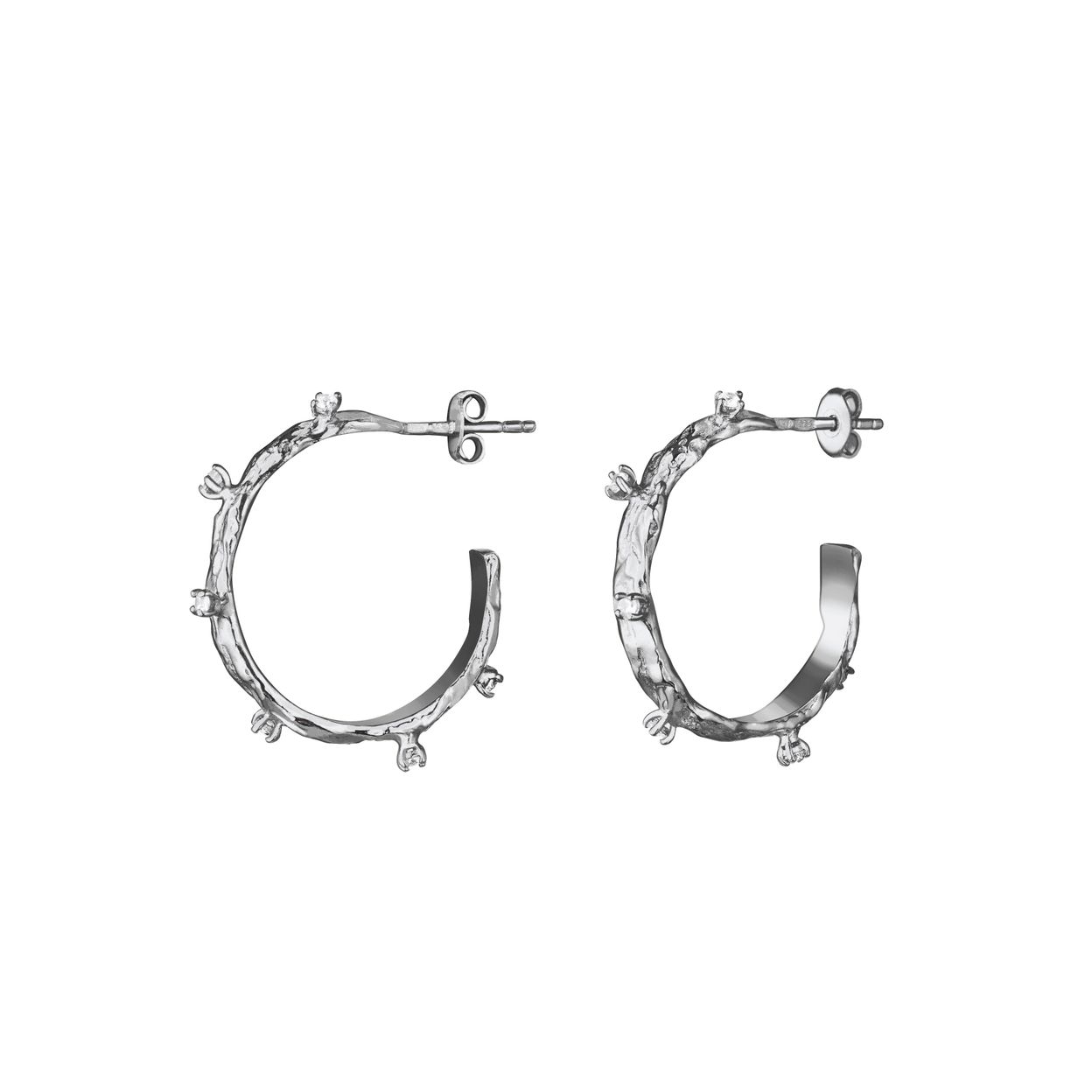 Купить Инсайт Серьги-кольца с двенадцатью вставками, планирование