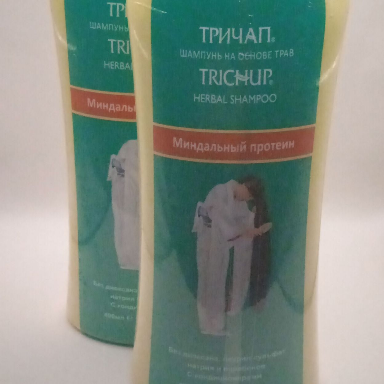 Купить Шампунь для волос Trichup, c натуральным протеином (Natural Protein) c миндальным протеином, 400 мл (Оригинал)