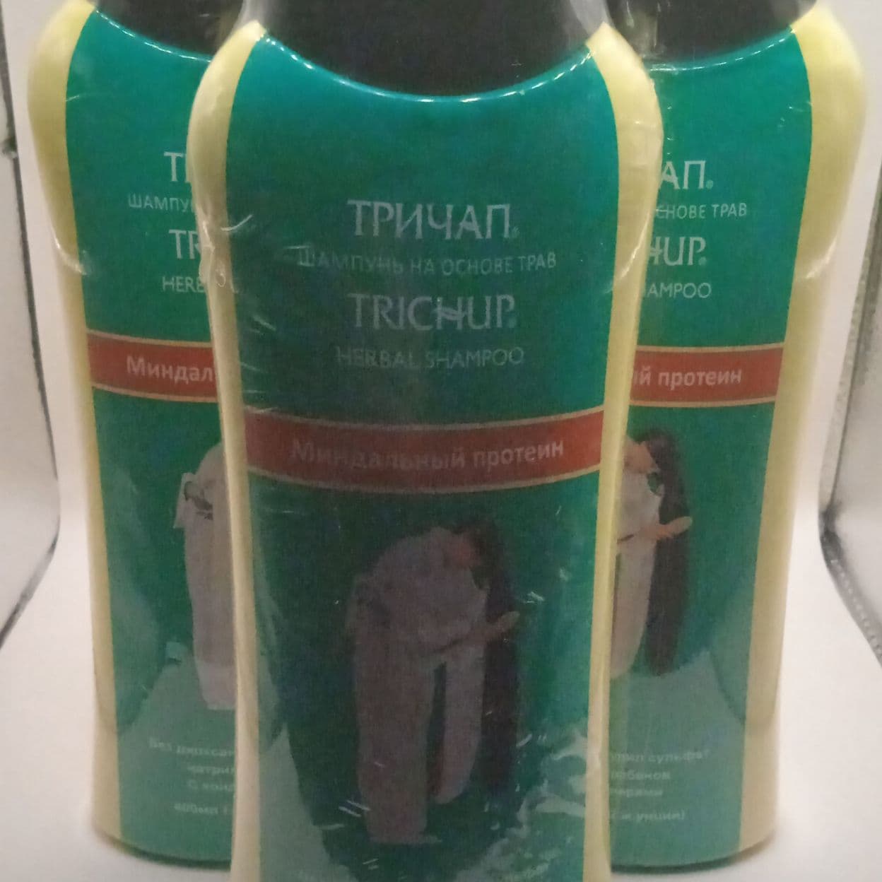 Купить Шампунь для волос Trichup, c натуральным протеином (Natural Protein) c миндальным протеином, 400 мл (Оригинал)