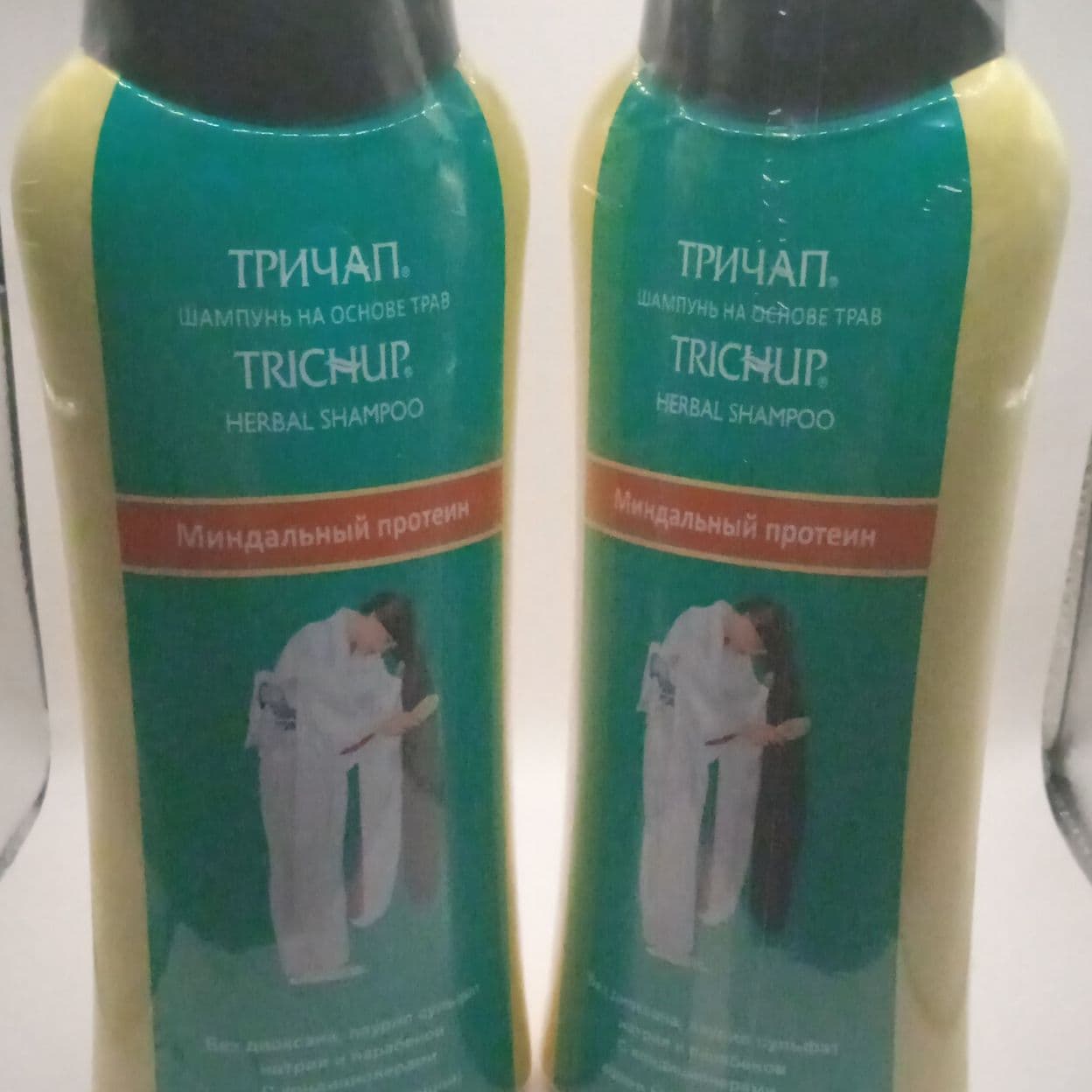 Купить Шампунь для волос Trichup, c натуральным протеином (Natural Protein) c миндальным протеином, 400 мл (Оригинал)
