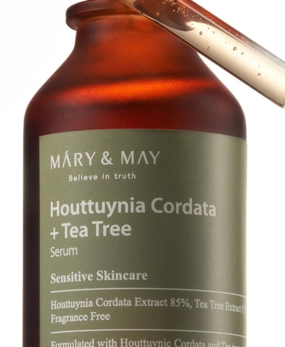 Купить Успокаивающая ампула с хауттюйнией и чайным деревом Mary&May Houttuynia Cordata + Tea Tree Serum