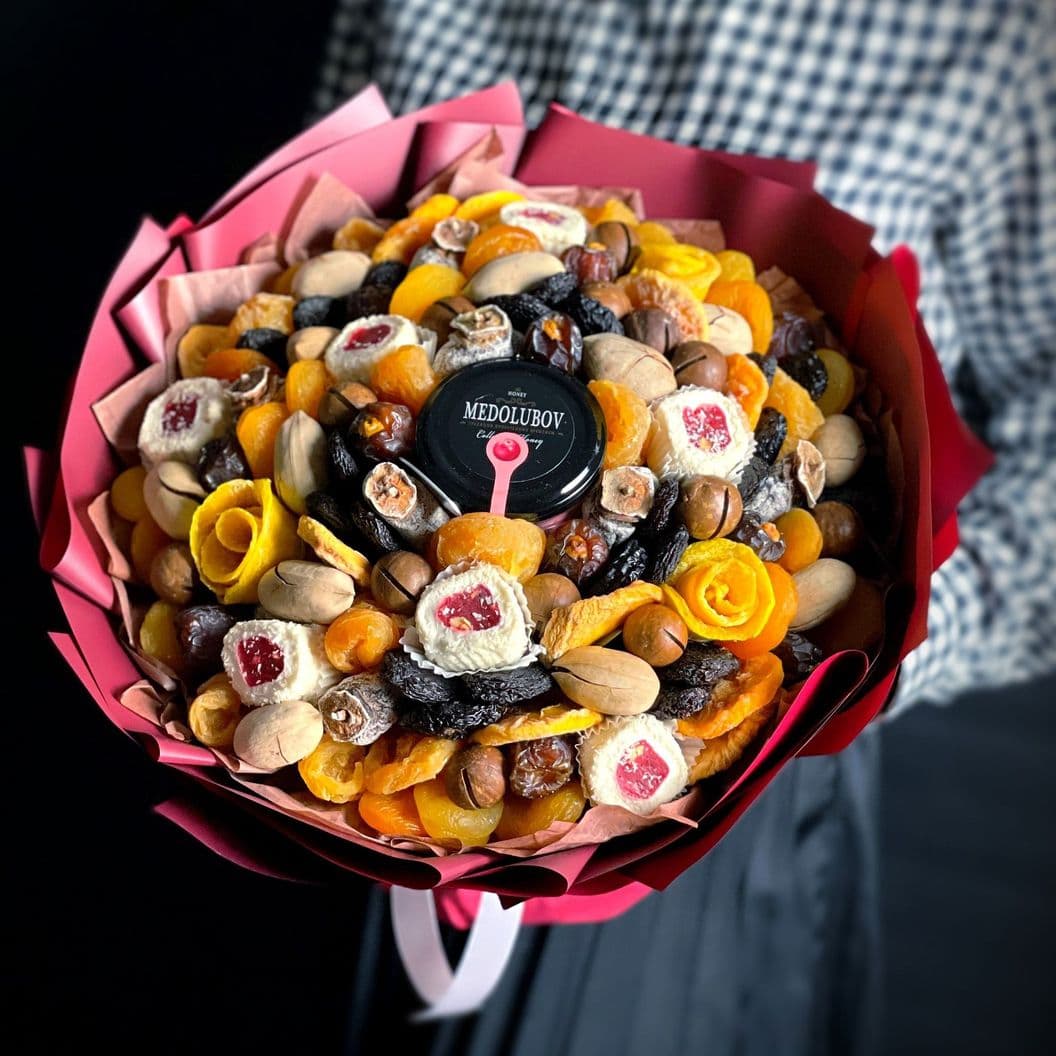 Купить Букет из сухофруктов арт. 526