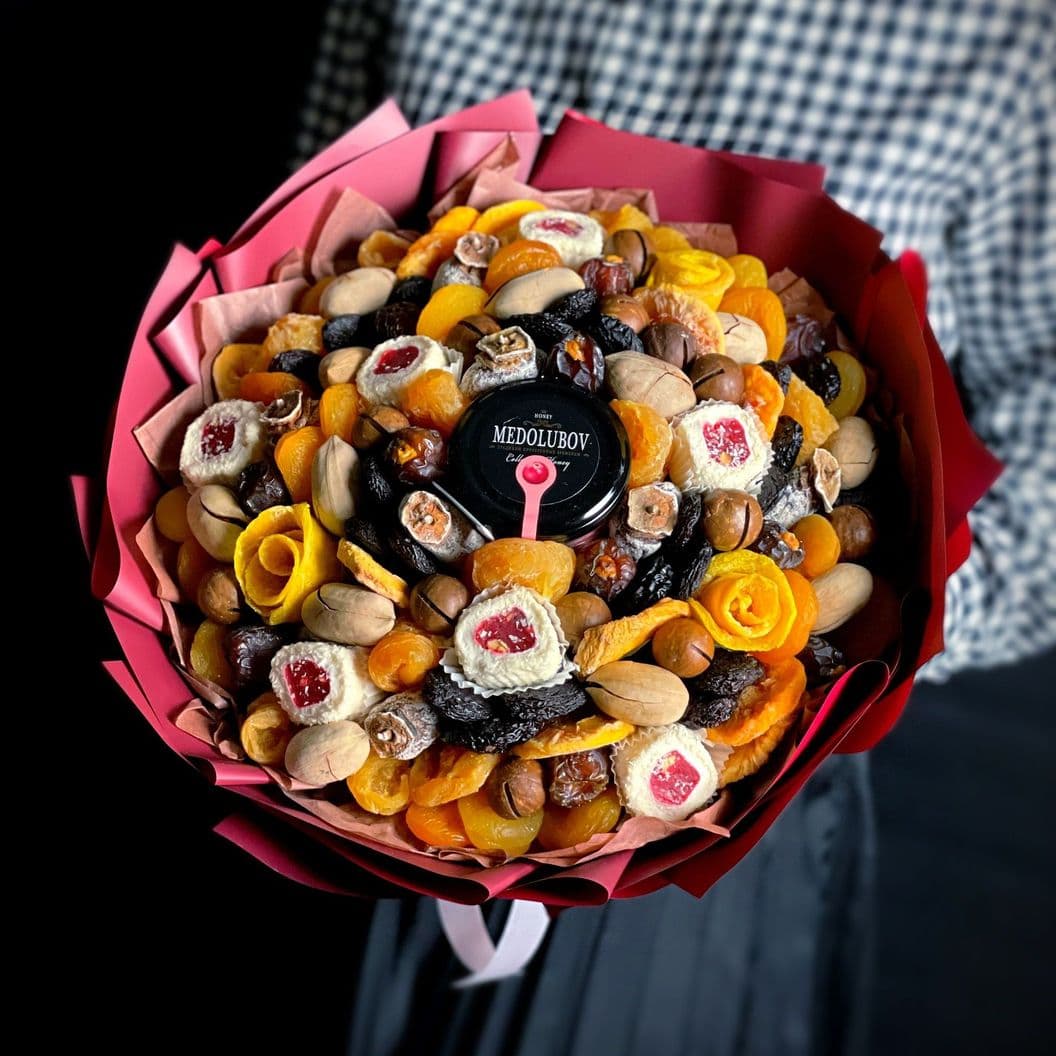Купить Букет из сухофруктов арт. 526