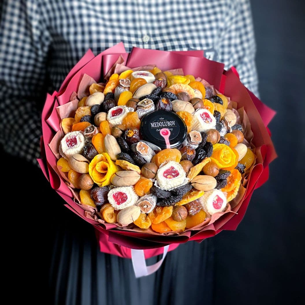 Купить Букет из сухофруктов арт. 526