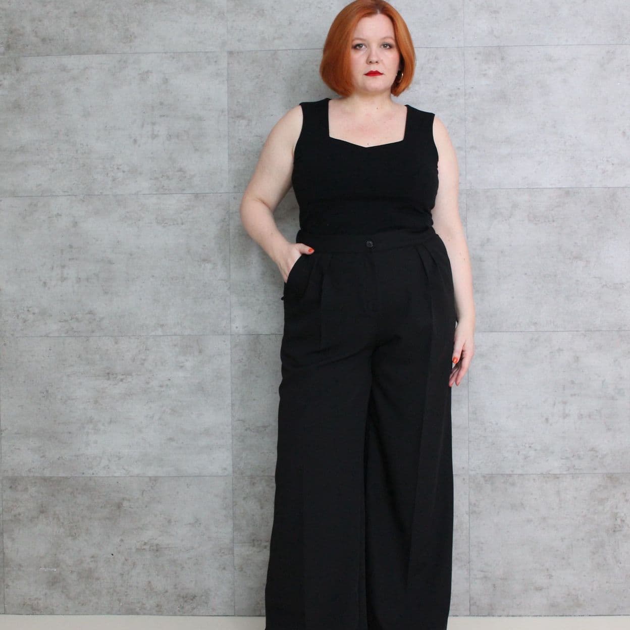 Купить Брюки палаццо со стрелками