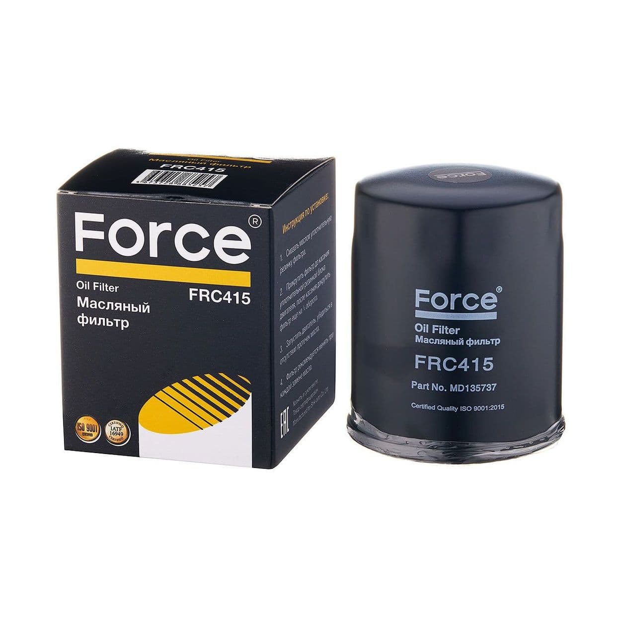 Купить Фильтр масляный FORCE FRC415 (MD135737) (аналог VIC C-415)