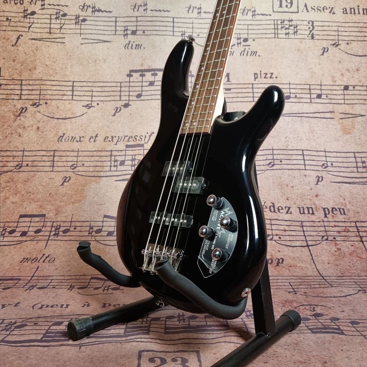 Купить Бас-гитара Cort Action-Bass-Plus-BK