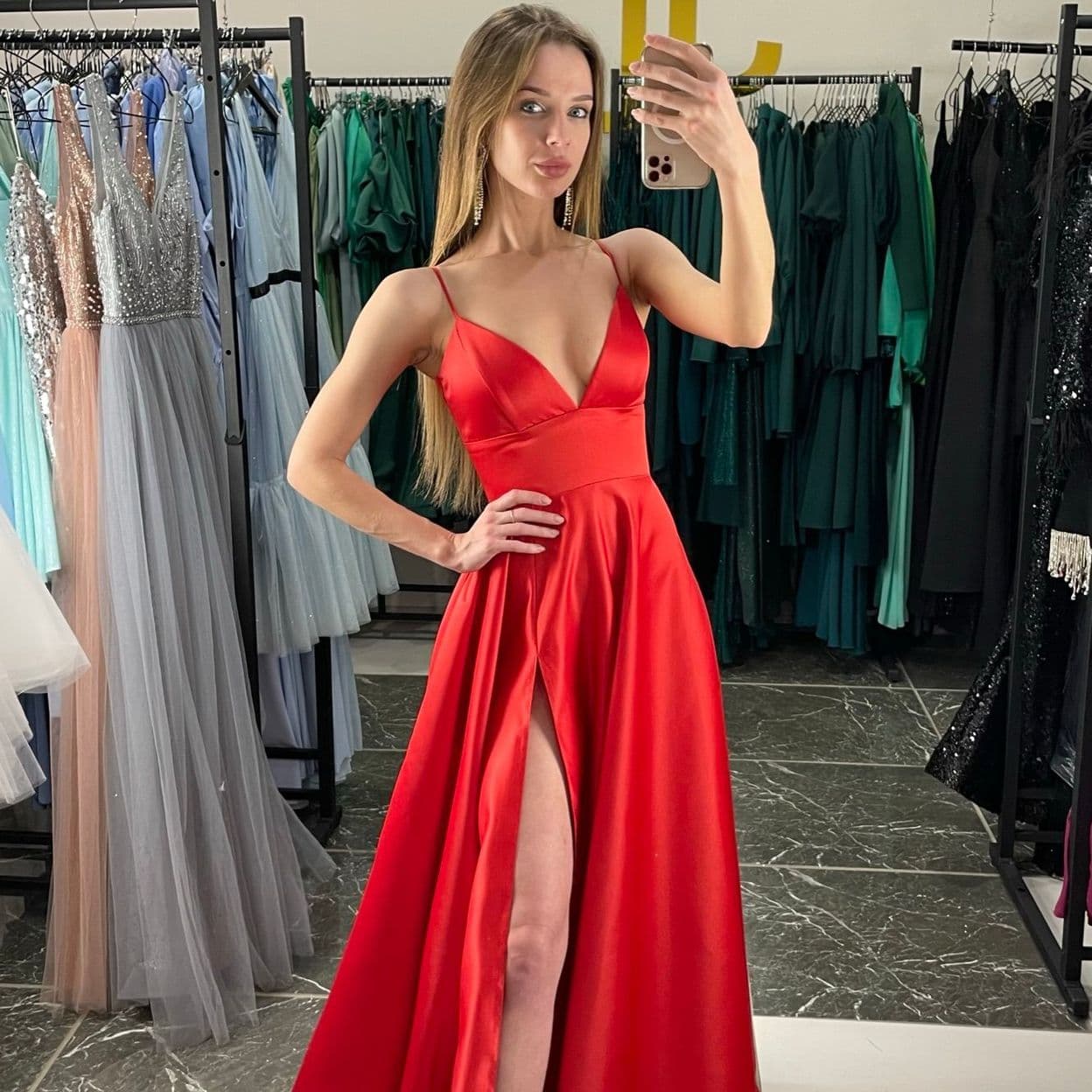 Купить Платье атласное