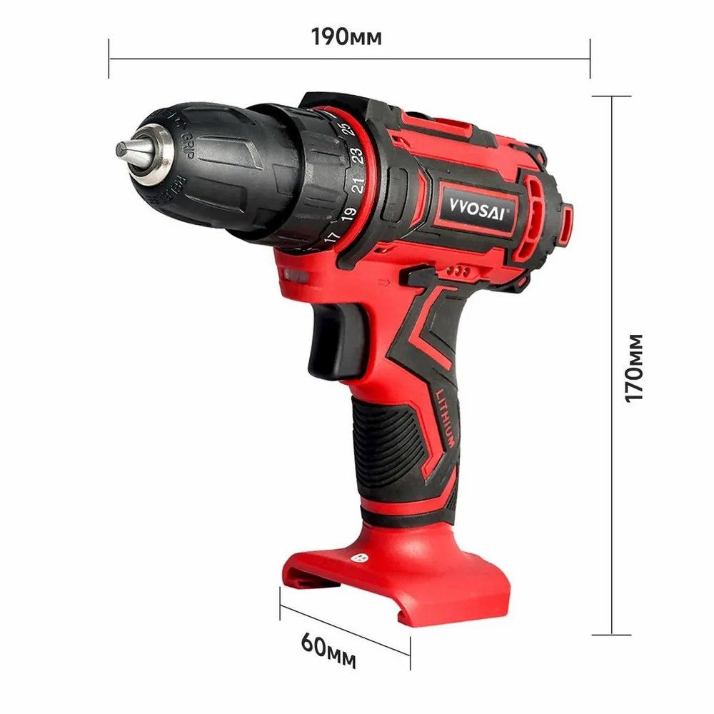 Купить Аккумуляторная дрель-шуруповерт Wosai 20V WS-3020