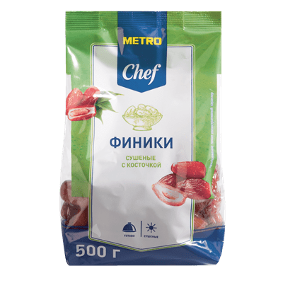 Купить ФИНИК СУШЕНЫЙ METRO CHEF С КОСТОЧКОЙ 500 Г. доставка продуктов тюмень . доставка продуктов в тюмени . доставка фруктов тюмень . доставка фрукто