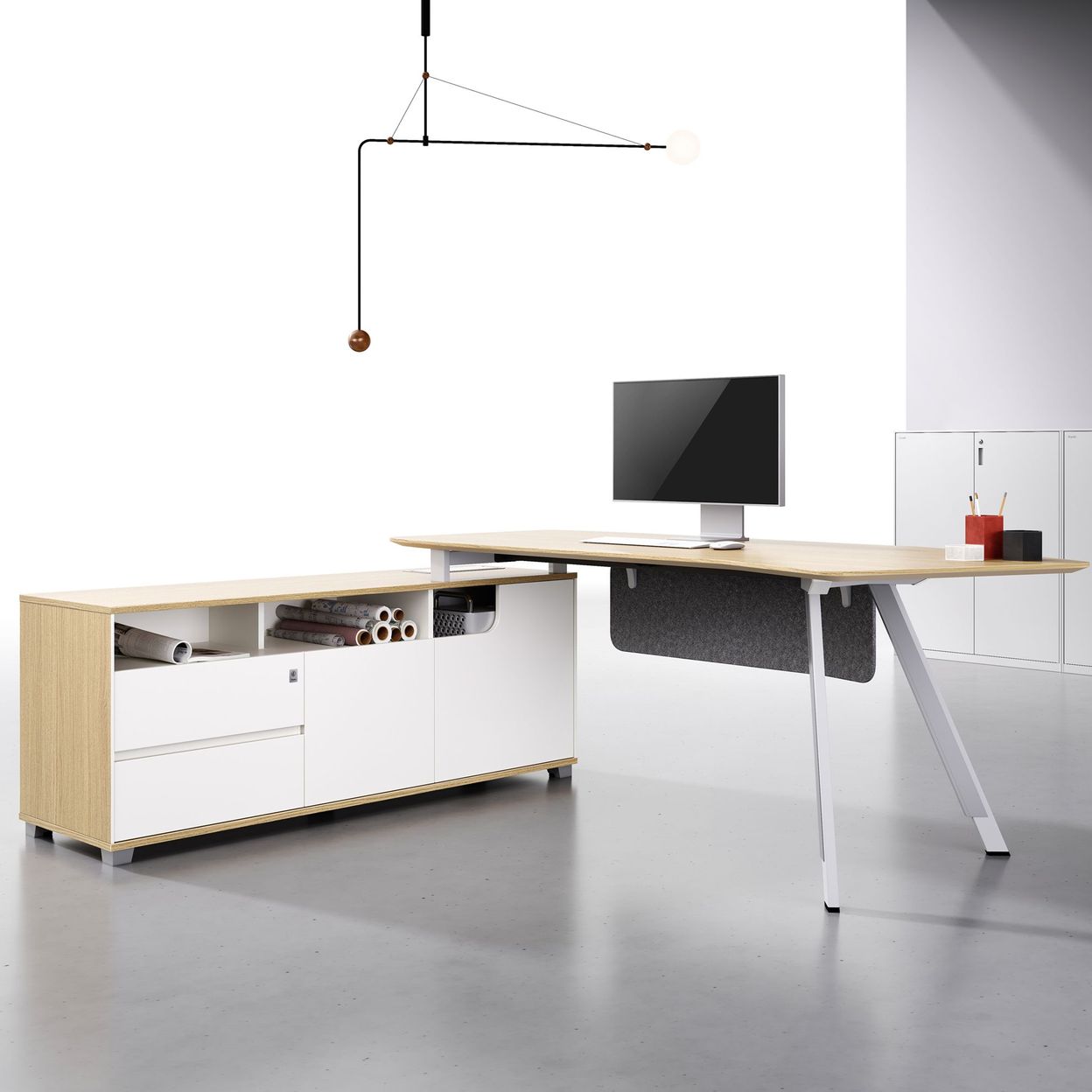 Купить Стол  руководителя 2000*1800*750мм