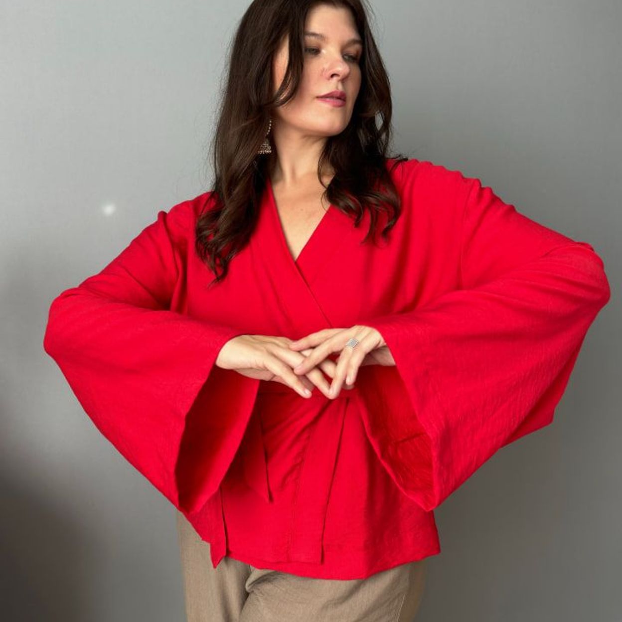 Купить Кимоно красное