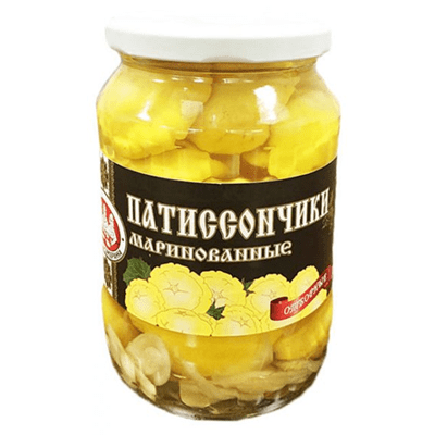 Купить ПАТИССОНЫ СКАТЕРТЬ-САМОБРАНКА МАРИНОВАННЫЕ 720 МЛ. с доставкой на дом . Доставка продуктов Тюмень , доставка продуктов в Тюмени , dostavka-prod