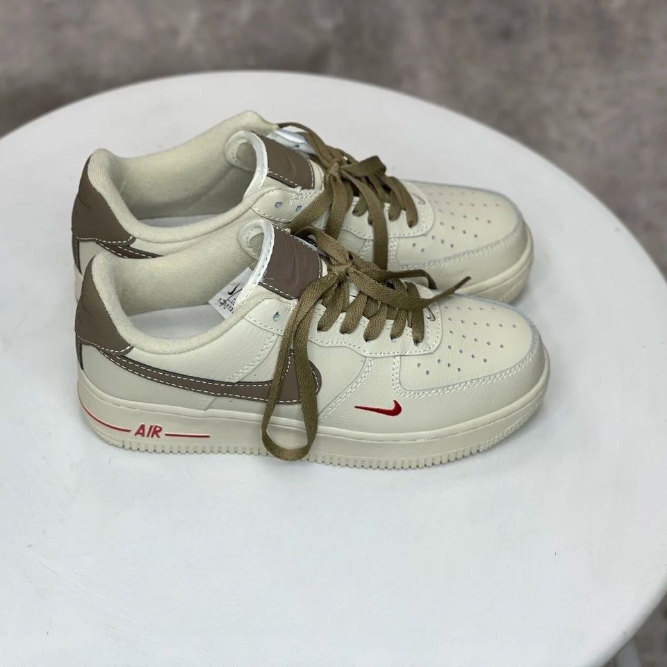 Купить Nike Air Force 1, White Brown