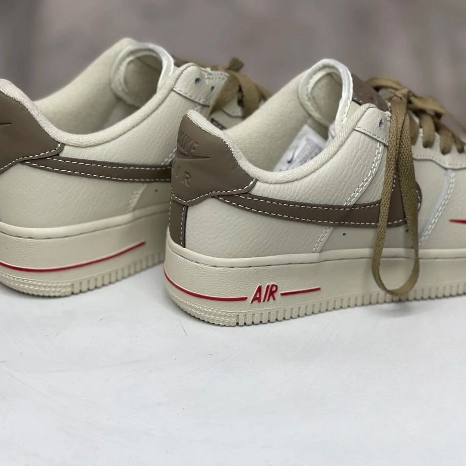 Купить Nike Air Force 1, White Brown