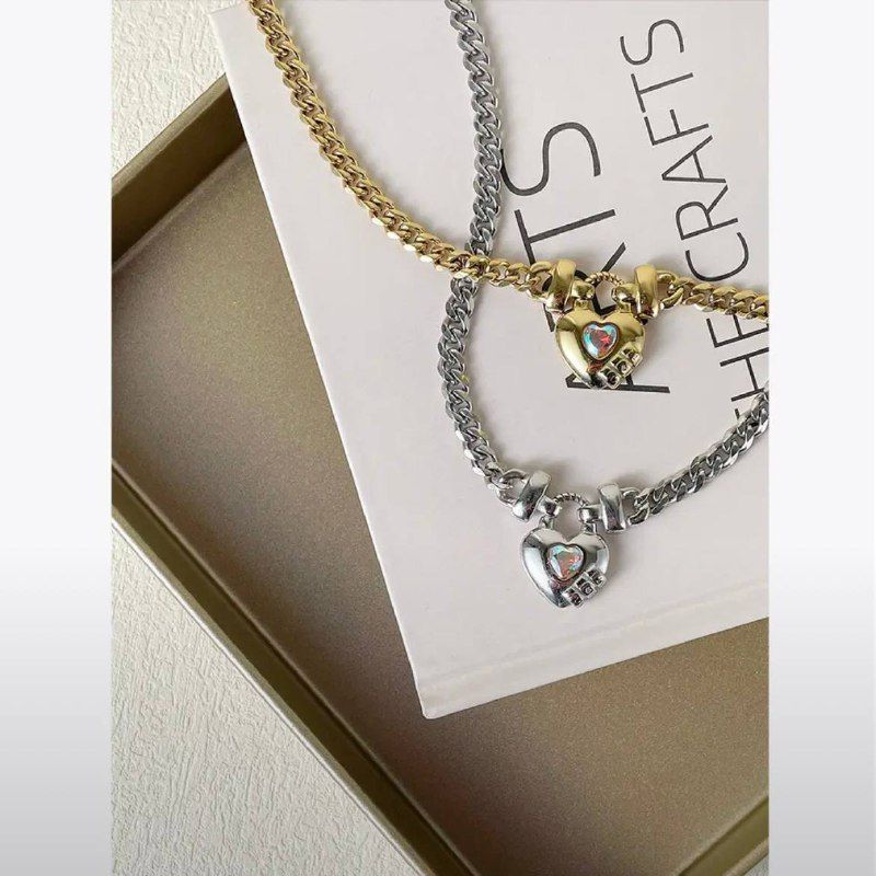 Купить Кулон Heart Lock silver