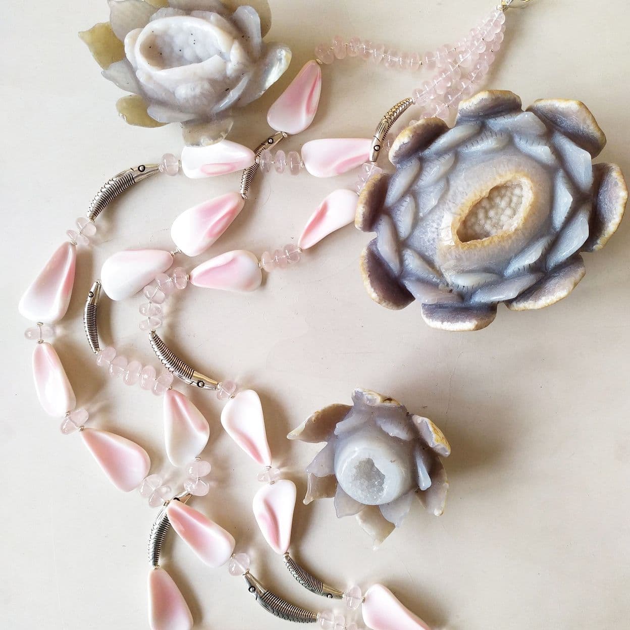 Купить Колье Lotus petals