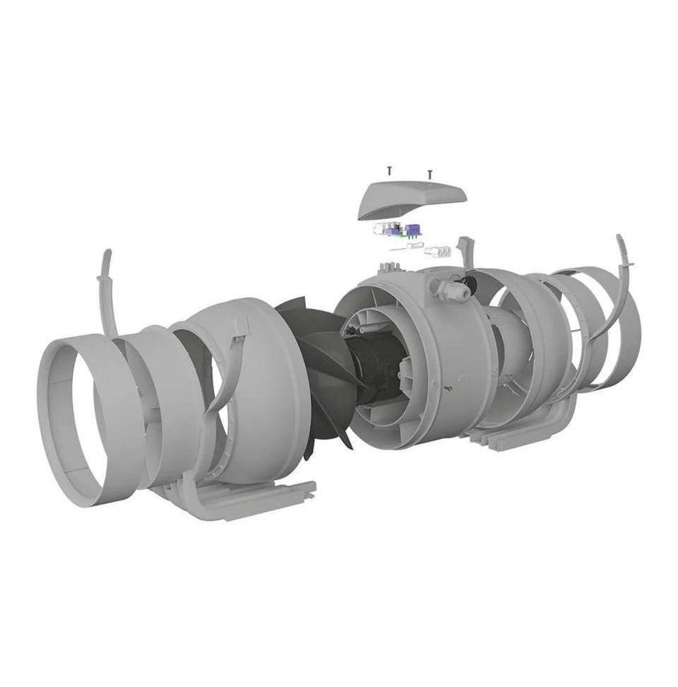 Купить Вентилятор канальный TYPHOON D150/160 осевой двухскоростной ERA PRO