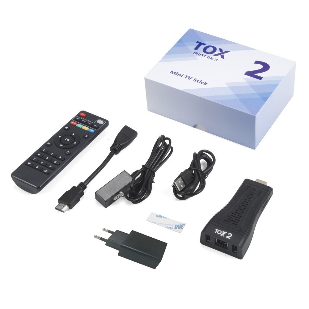 Купить Смарт тв приставка tox2 Smart TV Box 2/16 Гб + голосовой пульт