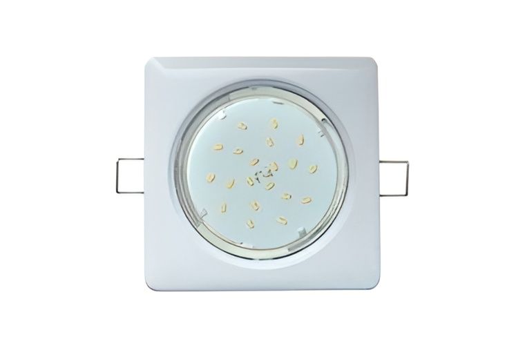 Купить Ecola GX53 H4 Square open edge квадратный Белый Матовый плоский 106x41 (к+)