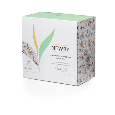 Купить ЧАЙ ЗЕЛЕНЫЙ NEWBY JASMINE BLOSSOM 50 ШТ. Х 2 Г. доставка продуктов Тюмень . доставка продуктов в Тюмени . доставка фруктов Тюмень . доставка фр