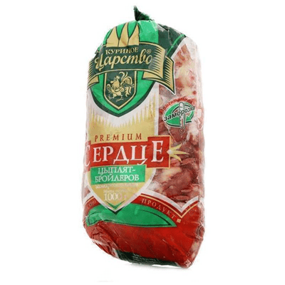 Купить СЕРДЕЧКИ КУРИНЫЕ КУРИНОЕ ЦАРСТВО ~ 0,8 КГ. доставка продуктов тюмень . доставка продуктов в тюмени . доставка фруктов тюмень . доставка фруктов