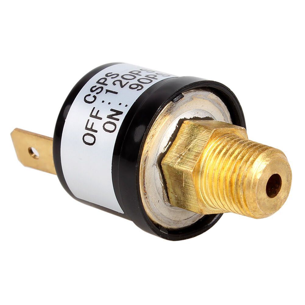 Купить Датчик (реле) давления G1/8" 90-120psi 6-8 бар(6 атм. открытие, 8 атм. закрытие)