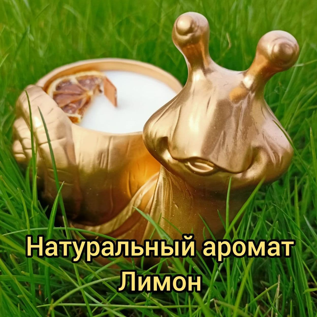 Купить Свеча  "Улитка" с эфирными маслами от комаров. Лимон.