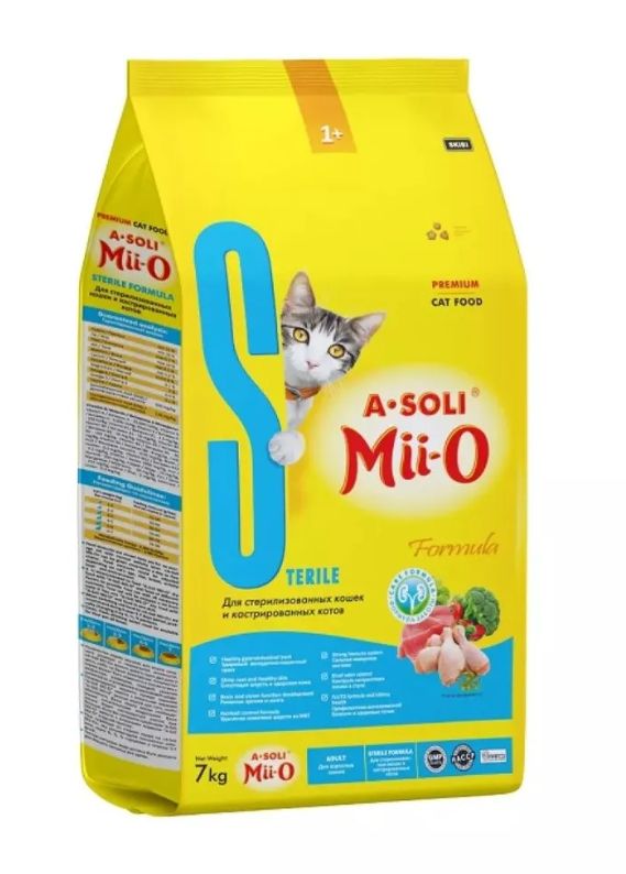 Купить Корм для кошек сухой A-SOLI Mii-O