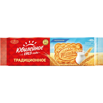Купить ПЕЧЕНЬЕ ЮБИЛЕЙНОЕ ТРАДИЦИОННОЕ МОЛОЧНОЕ 112 Г. доставка продуктов Тюмень . доставка продуктов в Тюмени . доставка фруктов Тюмень . доставка фру