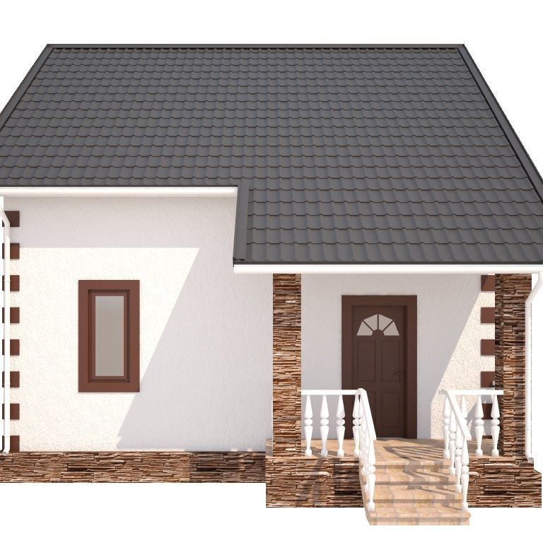 Купить TON HOUSE - 9, Дом из газобетона (111 кв. м)
