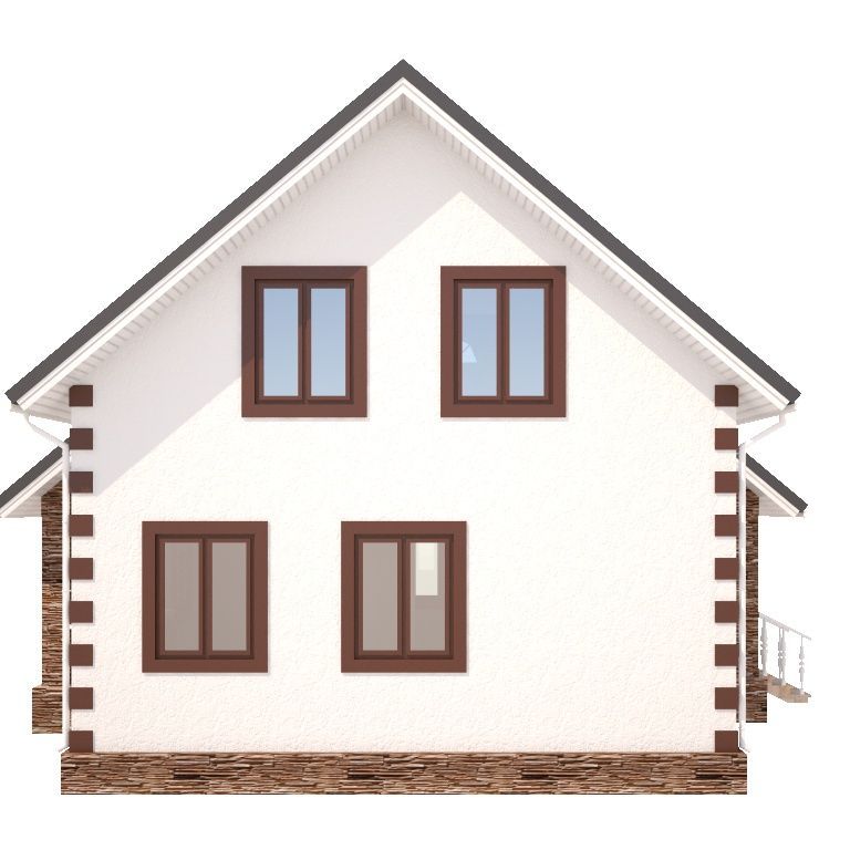 Купить TON HOUSE - 9, Дом из газобетона (111 кв. м)