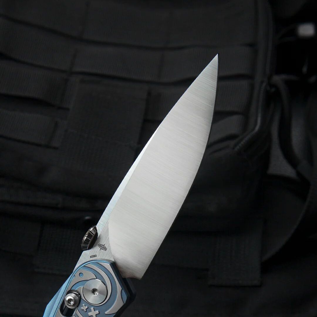 Купить Складной нож BESTECH MOTHUS BT2206A Titanium Handle: 3.47" M390 Blade