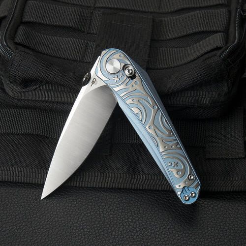 Купить Складной нож BESTECH MOTHUS BT2206A Titanium Handle: 3.47" M390 Blade