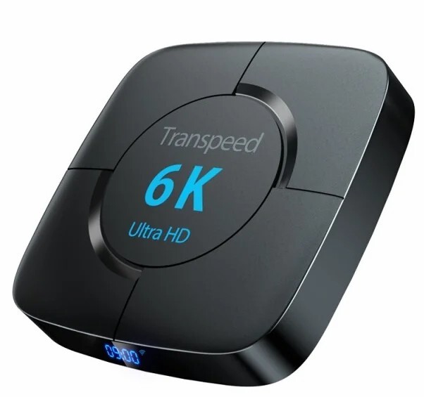 Купить смарт тв приставка Transpeed 6k ultra hd + голосовая Аэромышка