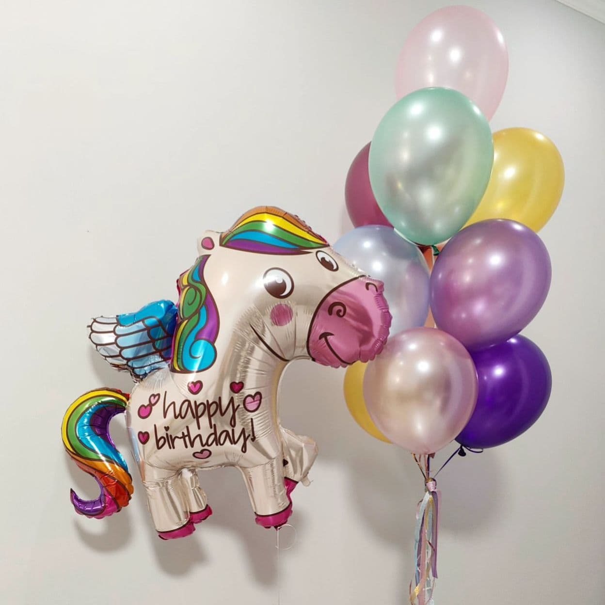 Купить Радужная лошадка "Happy birthday"