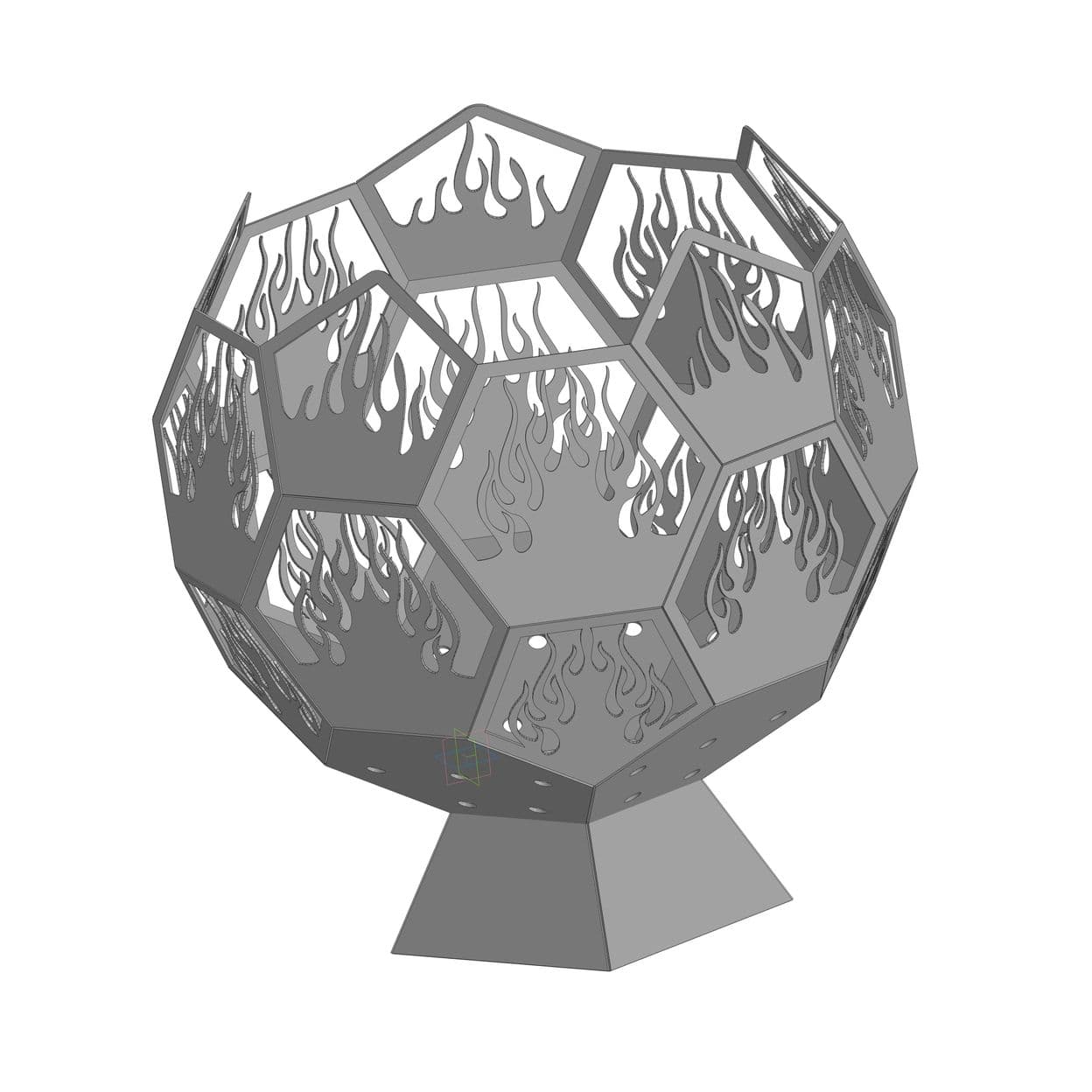 Купить Костровая чаша "Огонь 3" -  4 mm