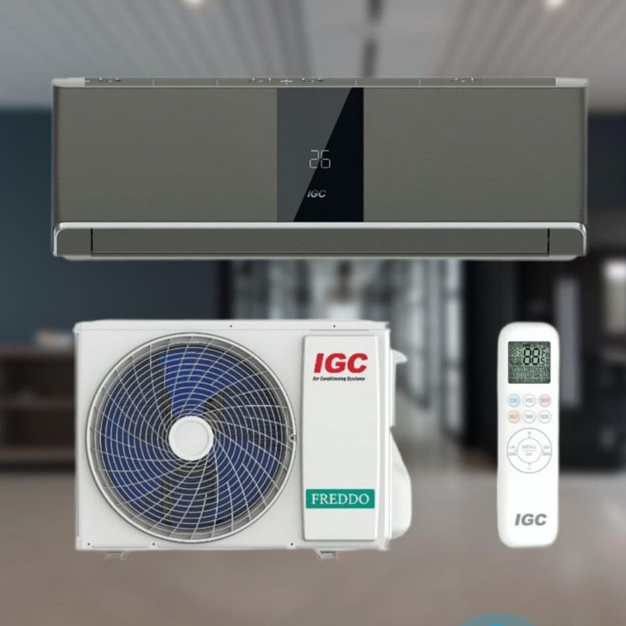 Купить IGC FREDO GREY INVERTER R32 RAS/RAC V**RTF