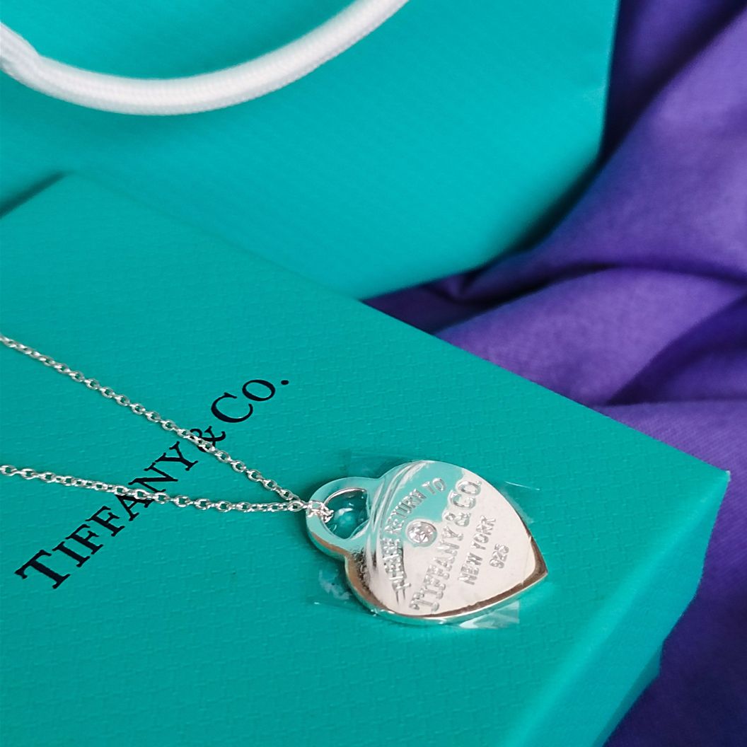 Купить Подвеска Tiffany сердечко с бриллиантом