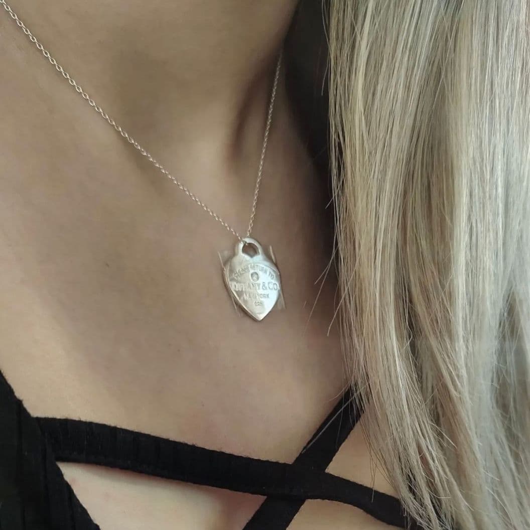 Купить Подвеска Tiffany сердечко с бриллиантом