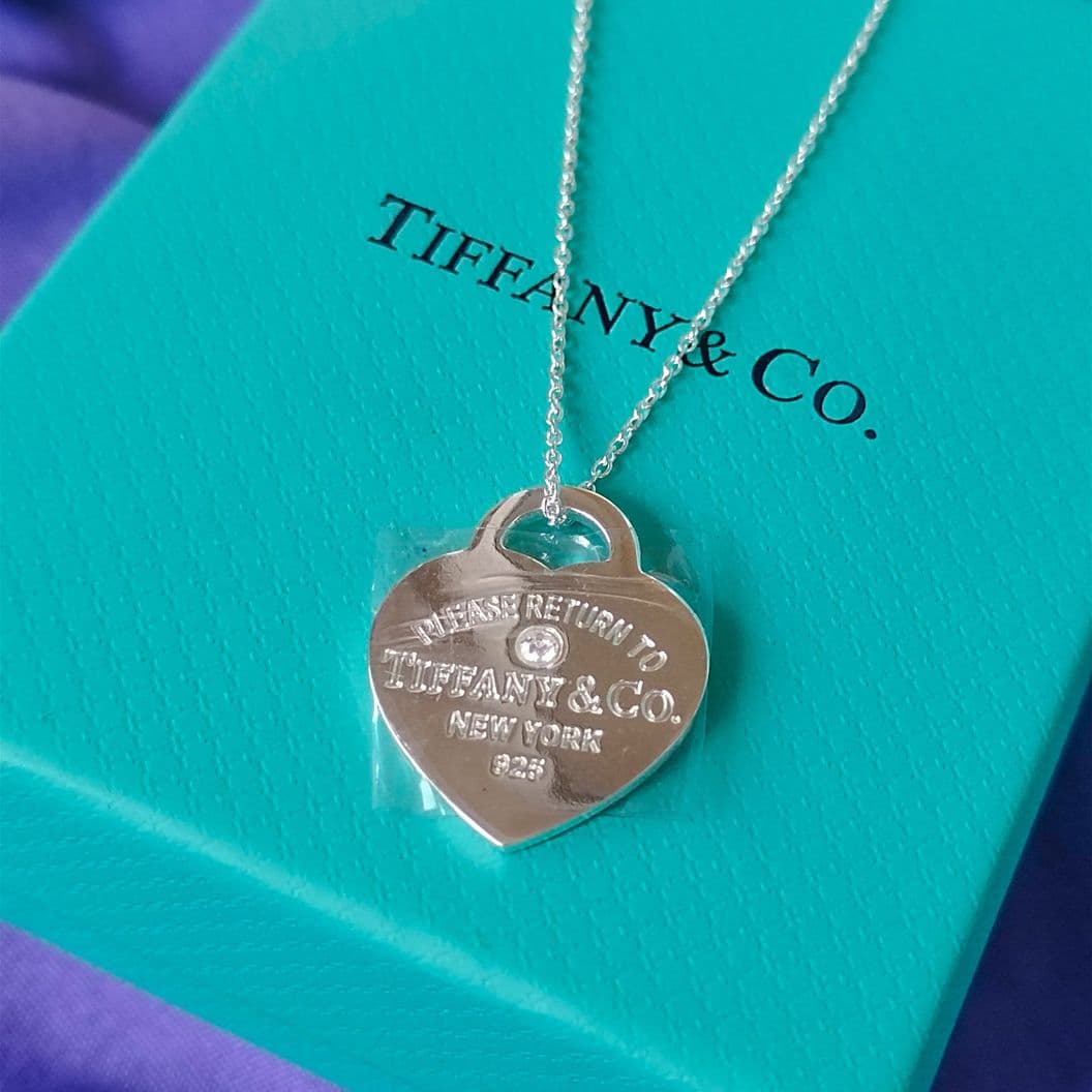 Купить Подвеска Tiffany сердечко с бриллиантом