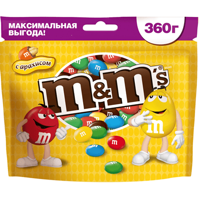 Купить M&M'S ДРАЖЕ С АРАХИСОМ 360 Г. доставка продуктов Тюмень . доставка продуктов в Тюмени . доставка фруктов Тюмень . доставка фруктов в Тюмени . д